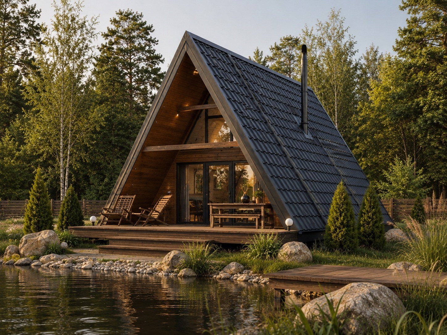 A-Frame Cosmos — будинок з панорамним фасадом